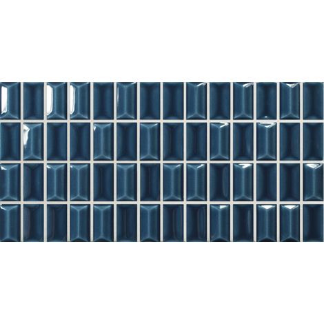 Carrelage mural faience 3D BARS Sapphire - Brillant Sapphire - Brillant - - boîte de 0.40 m2