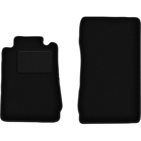 Tappetini in velluto nero per: Mercedes SLK R170 cabrio (1996-2004) (1/5)