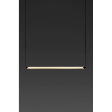 Faro Lumina Lumina 90 cm 1 L Noir Suspension horizontale encastrée sans cadre 12 W 2200 K Dali (1/2)
