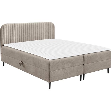 Lit boxspring Rivus, Coral 50, Double, Continental, 180x200, Tissu, Disponible, 182x205x91cm (1/5)