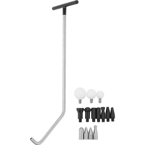 Stainless steel paintless dent repair tools for hail damage on car bodies (1/5)