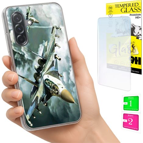 Custodia per Samsung Galaxy A36 / A56, cover fotografica, cover posteriore + vetro 9H (1/5)