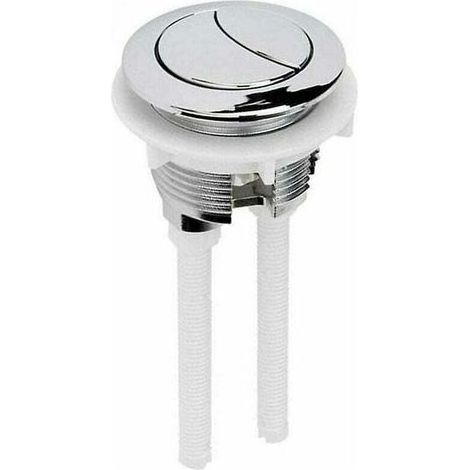 Mécanisme de Chasse d'Eau Universel pour WC - Kit Bouton Simple 38mm à Pression (1/4)