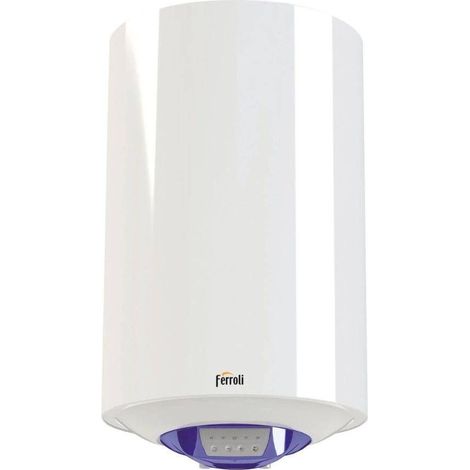 Ferroli Scaldabagno Elettrico Termo Calypso 100/2 Verticale Attacco Sinistro 100 Litri 2 Anni di Garanzia