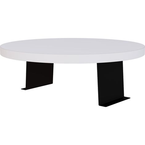 Vassoio per bracciolo divano diametro 34 cm bianco 030010272