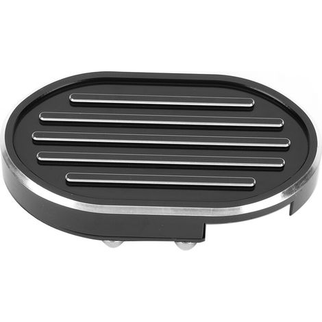Pedali freno in alluminio a righe per motociclette XL883 e XL1200, nero/argento