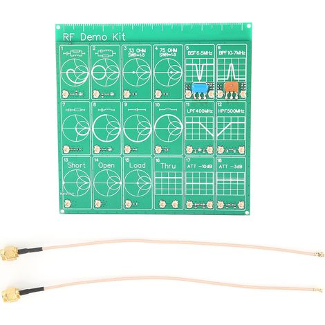 Kit de démonstration RF, carte de test RF, module atténuateur, analyseur de réseau vectoriel (1/5)