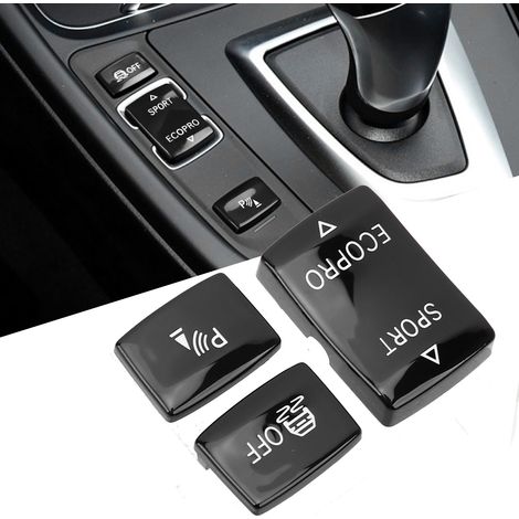 Schalthebel-Set für BMW F20 F22 F30 F34 (3-teilig) Schwarz (1/5)