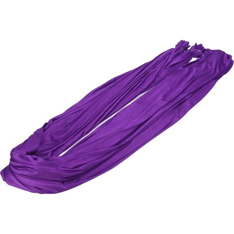 Hamac Yoga en Polyamide Extensible Multifonction Soulagement Mal de Dos Swing Fitness Hamac Violet (1/5)