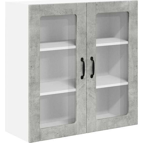 Meubles de Rangement,Armoire de cuisine Gris béton 80 x 31 x 80 cm Bois d'ingénierie CFW629841 (1/5)