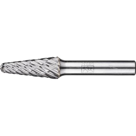 PFERD TOOLS Hartmetall Hochleistungsfrässtift CAST Rundkegel KEL Ø 12x30mm Schaft-Ø 8 mm für Gußeisen