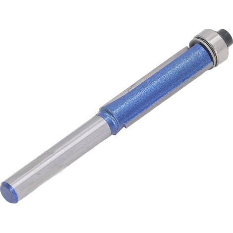 Bündigfräser mit Kugellager, 6,35 mm Schaft, hochharte, hitzebeständige Beschichtung, Holzfräser für Oberfräsen, Präzisionsfräsen (1/5)