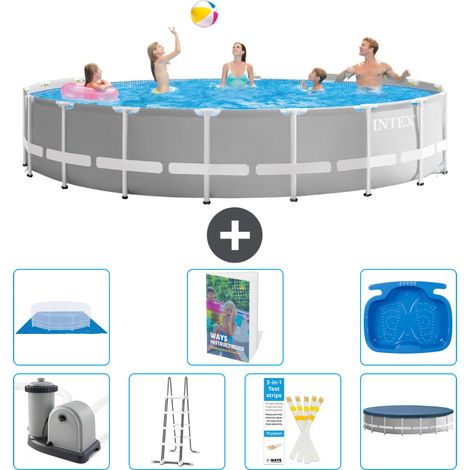 Intex Piscine Prism Frame Ronde - 549x122 cm - 8-pièces  S662