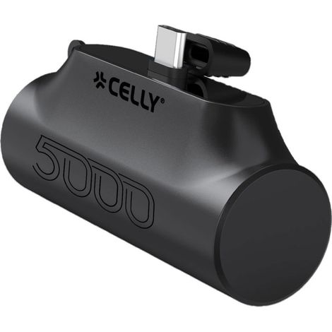 PBC5000 PowerBank compacto con conector USB-C 5000mAh Negro (1/2)