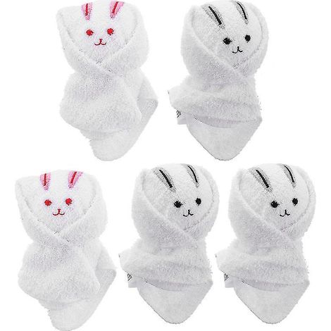 Lot de 5 serviettes de Noël en coton