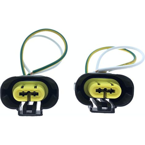 Compatible with headlight sockets, high/low/fog light sockets for Nissan, Toyota Sylphy, X-Trail, Teana, Qashqai, Tiida and H11 -- JB1039-2P