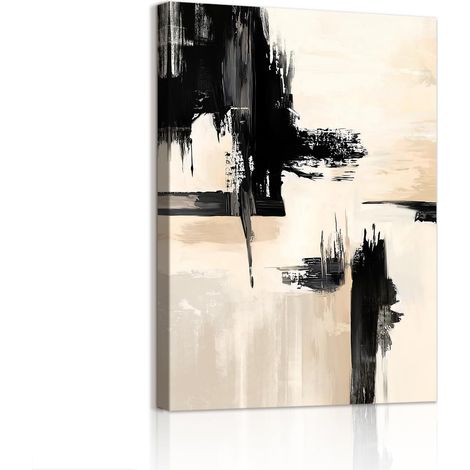 Minimaliste à l'Encre Tableau Decoration Murale Encadré 30x40 cm (1/5)