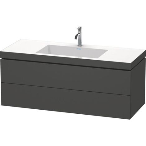Duravit L-Cube meuble vasque c-bonded avec socle, suspendue au (1/5)