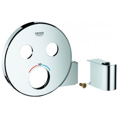 Rosette 49034 ronde pour SmartControl chromé