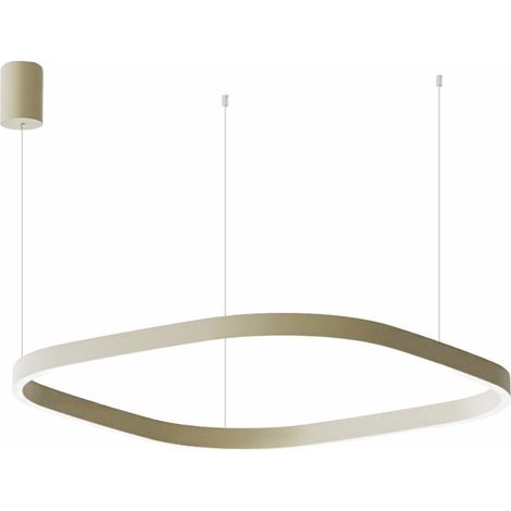 Lampadario moderno gea luce criseide s1g fcrsv9q led biemissione alluminio
