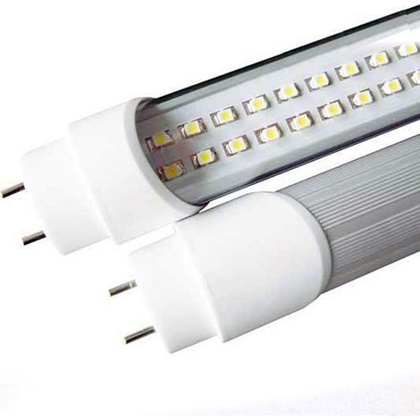Trade Shop - LED NEONRÖHRE T8 60cm 90cm 120cm 150cm 6000k 3000k KALT WARM NEUTRAL LICHT -     Transparente Abdeckung-60cm  -