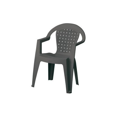 POLTRONA RESINA NORMA ANTISCIVOLO ANTRACITE- 1,0 pz