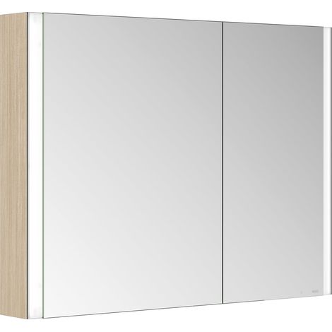 KEUCO SOMARIS Armoire de toilette murale 2 portes, asymétrique, (1/5)