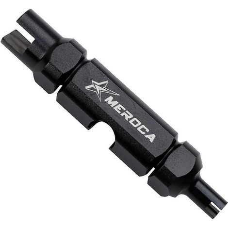 Clé à obus de valve robuste, résistante à l'usure, légère et haute résistance pour vélo-Black (1/2)