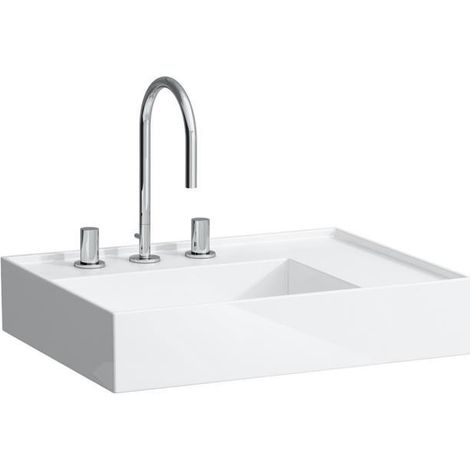 LAUFEN Kartell lavabo, 3 trous pour robinets, sans trop-plein, (1/4)
