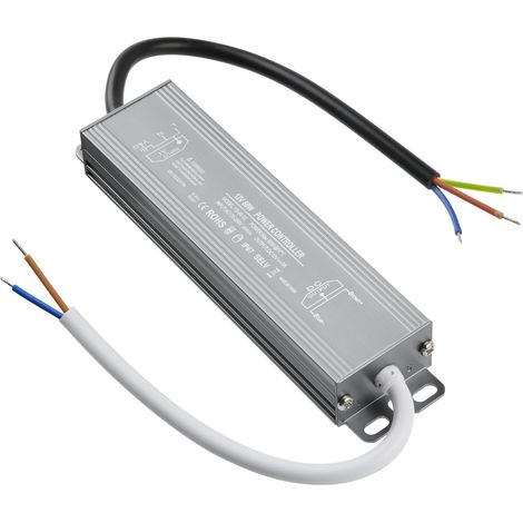 Transformateur LED 12V 60W Étanche IP67 Transfo 170-250V AC à 12V DC Led Driver, Alimentation 5A Alimentation Tension Basse Constante Adaptateur pour CCTV Bande Led, Lampes et Projecteurs (1/5)