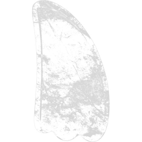 Pierre de Gua Sha en cristal naturel, outil de massage SPA, pierre thérapie acupuncture, grattoir corporel, soin bien-être, lot unique (1/5)