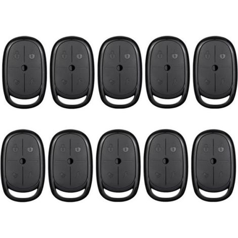 Télécommande de Copie Sans Fil 433 MHz Télécommande Universelle Duplicateur de Code de Clonage pour Porte de Garage 10 Pièces (1/4)