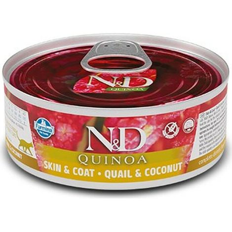 Comida hÚmeda para gatos - farmina n&d cat quinoa quail&coconut adult 70g
