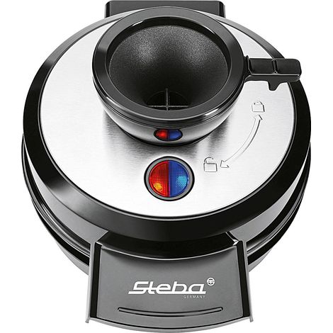 Steba WE 20 Gaufrier noir, acier inoxydable D574121 (1/5)
