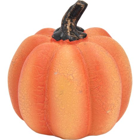 Lanterne Halloween 3D à LED avec Batterie - Lumière Ambiante Citrouille pour Décorations de Fête - Type B Citrouille Moyenne - ABS+Resine - 70g