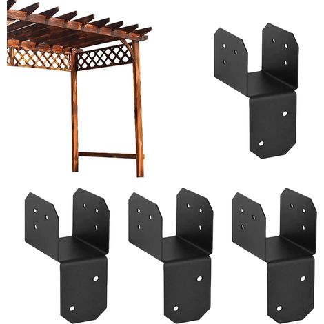 équerres pour pergola, connecteur de toiture haute résistance, usage gazébo, terrasse, garage et jardin (1/5)