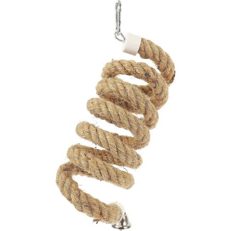 Jouet en corde pour oiseau, jouet en corde pour perroquet, jouet en corde élastique pour perroquet, support suspendu pour perroquet, jouet en corde pour perroquet (1/5)