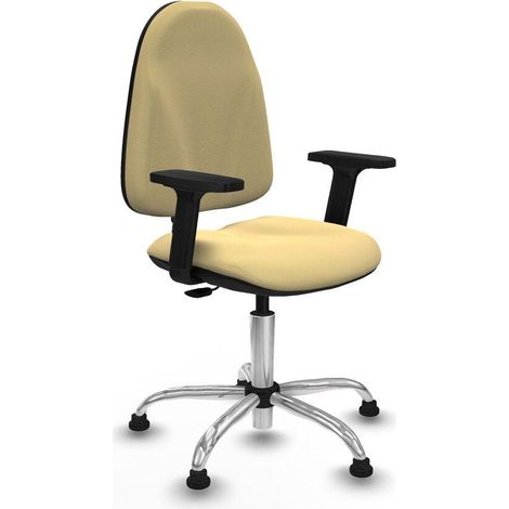 Piqueras y Crespo Silla ergonómica crema escritorio (1/3)