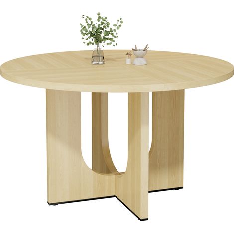 Table ronde 120 cm style scandinave pour 4 à 6 personnes (1/5)