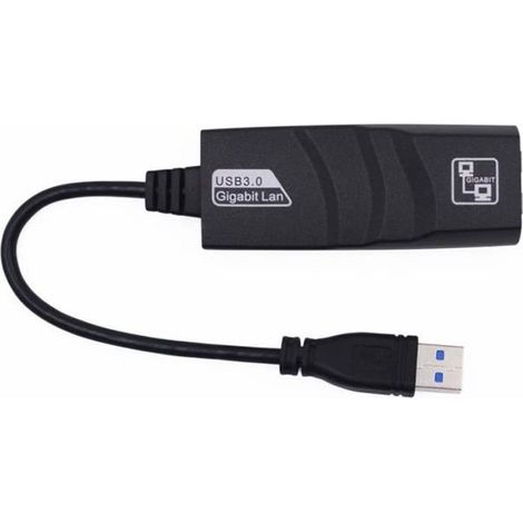 Adaptateur Ethernet USB - Non spécifié - USB 3.0 à RJ45 - Gigabit - Léger - Rétrocompatible (1/4)