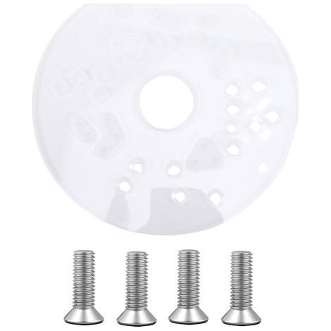 Plaque de Base de routeur adaptée au PR10E PR20EVS, panneau universel en acrylique de 5 3/4 pouces de diamètre et 1/4 pouces d'épaisseur (1/5)