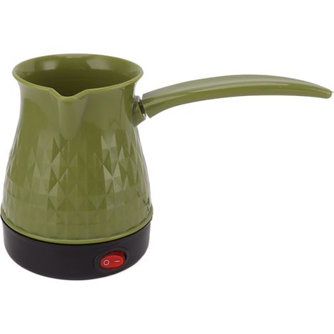 500ml cafetière électrique chauffage rapide double protection portable avec poignée amovible prise UE 220V 600W vert (1/5)