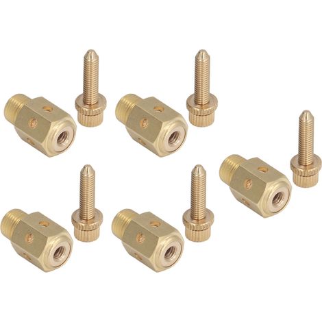 Kit de 5 silencieux pneumatiques en laiton pour échappement, réducteur de bruit, PSC-01 (1/5)