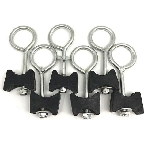 [NEVER USED] Accessories for trampolines, Screws for trampolines, Screws for fixing the trampoline, 18 packs, suitable for large and small trampolines.