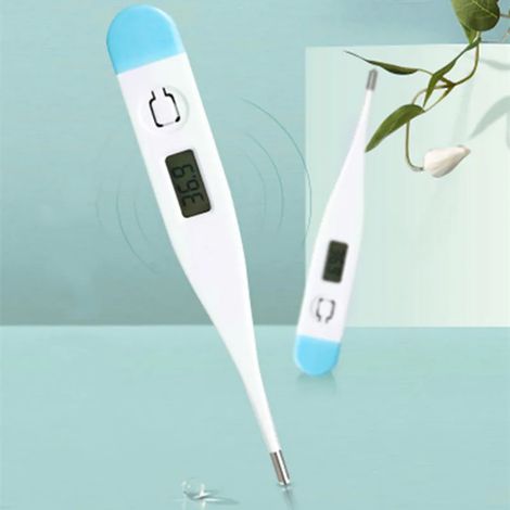 Thermomètre portable précis et transparent, écran LCD numérique électronique, thermomètre pour bébé en degrés Celsius (1/2)