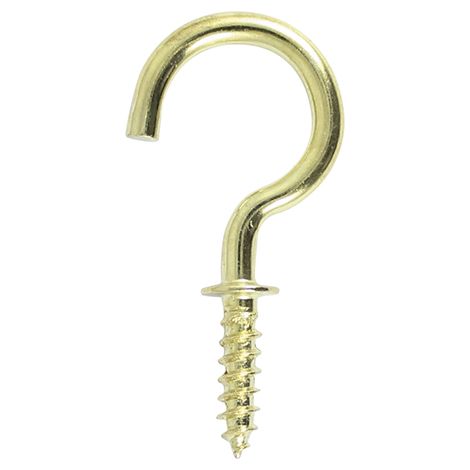 TIMCO Cup Hooks Round Electro Brass - 19mm