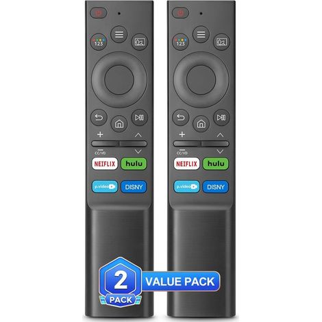 Universal Samsung Smart TV Remote Controte Remplacement Samsung Curved Frame Qled Oled Crystal Ultra HD TV [2 Package] (1/5)