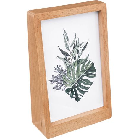 Fotorahmen Verti - Buche und Glas - 10x15 cm