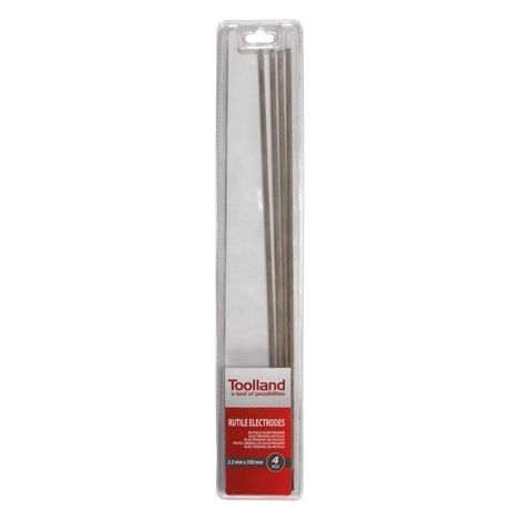 Électrodes rutiles - 2 5 x 350 mm - 4 pcs