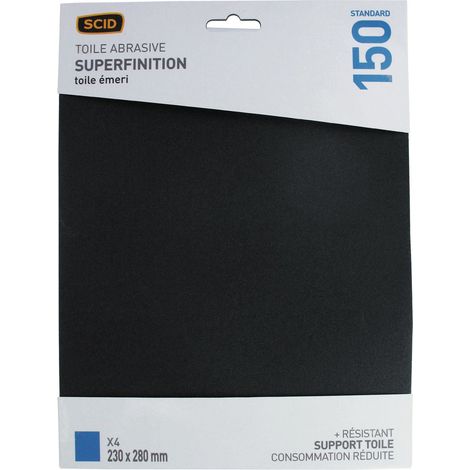 Carta abrasiva 230 x 280 mm 150 4